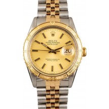 Knockoff Best Rolex Thunderbird Datejust 16253 Champagne JW2518