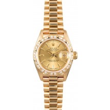 Ladies Diamond Rolex President 69258 JW0281