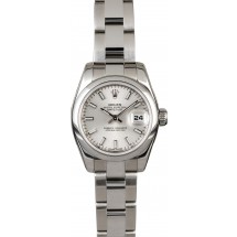 Ladies Rolex Datejust 179160 Silver Dial JW0300