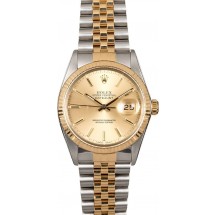 Men's Rolex Datejust 16013 Champagne Dial JW0689