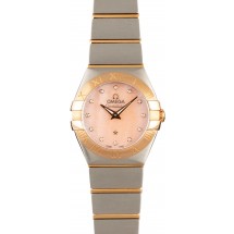 Omega Constellation Red Gold & Steel Quartz JW0808