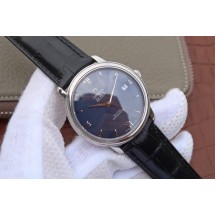 Omega MKF De Ville 37mm Blue Dial Black Leather Strap Omega WJ00214