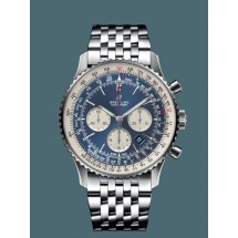 Replica Breitling Navitimer 1 B01 Chronograph 46 Steel Aurora Blue WJ00485