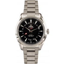 Replica Cheap Omega Seamaster Aqua Terra Stainless Steel Black Dial JW0898