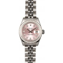 Replica Cheap Rolex Lady-Datejust 179384 Diamond Bezel JW0544