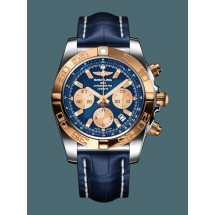 Replica Luxury Breitling Chronomat 44 Steel & gold Metallica Blue Breitling WJ00725