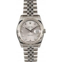 Replica Rolex Datejust Stainless 116234 Diamond Dial JW1962