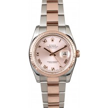 Rolex Datejust 116231 Pink Roman Dial JW1752