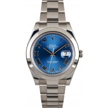 Rolex Datejust II Ref 116300 Blue Dial JW1945