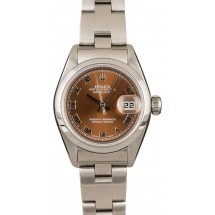 Rolex Lady-Datejust 79160 Brown Roman Dial JW0554