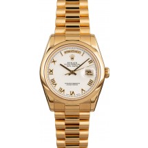 Rolex Presidential Day-Date 118208 Roman Dial JW2340