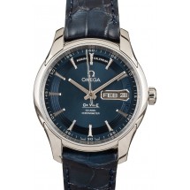 Top New Omega De Ville Stainless Steel Blue Index Dial JW0779