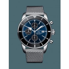 AAA Replica Breitling Superocean Heritage II Chronograph 46 Steel Gun Blue WJ01074