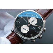 Best Quality IWC Portuguese Chrono IW371404 Brown Leather Strap IWC WJ01051