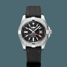 Breitling Avenger II GMT Steel Volcano Black WJ01174