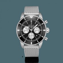 Copy Breitling Superocean Heritage II B01 Chronograph 44 Steel Black WJ01358