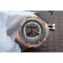 Fake Audemars-Piguet Royal Oak Offshore 26568OM Cermet Bezel Michael Schumacher WJ00659