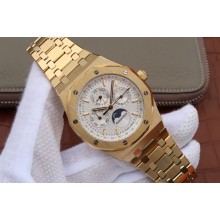 Imitation Audemars-Piguet Royal Oak 41mm 26574 White Dial Bracelet WJ00327