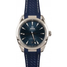 Imitation Omega Seamaster Aqua Terra Blue Rubber Strap JW0885