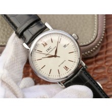 IWC IWC Portofino Automatic MKF White Dial Leather Strap WJ01188