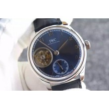 IWC Portuguese Tourbillon IW5463 Blue Dial WJ01256