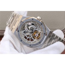 Knockoff Audemars-Piguet Royal Oak Tourbillon Extra-Thin Openworked Skeleton Dial Bracelet WJ01176