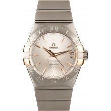 Omega Constellation Steel & Red Gold Silver Dial JW0817