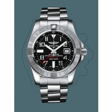 Replica AAA Breitling Avenger II GMT Steel Volcano Black Breitling WJ00302