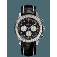 Replica Best Quality Breitling Navitimer 1 B01 Chronograph 46 Steel Black WJ00337