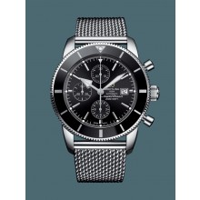 Replica Breitling Superocean Heritage II Chronograph 46 Steel Volcano Black Breitling WJ00953