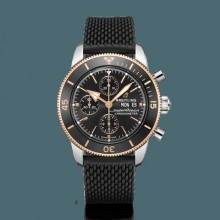 Replica Cheap Breitling Superocean Heritage II Chronograph 44 Steel & rose gold Volcano black/black Breitling WJ00149