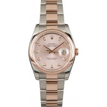 Rolex Datejust 116201 Pink Diamond Dial JW1745