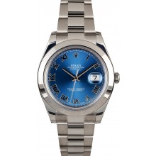 Rolex Datejust II Ref 116300 Blue Dial JW1945