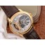 Audemars-Piguet Millennium Series 15350 V9F Skeleton Gray Dial Dark Brown Leather Strap WJ00719