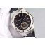 Audemars-Piguet TF Royal Oak 41mm Tourbillon Black Dial Black Leather Strap WJ00218