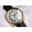 Cartier Cle de Cartier White Textured Dial Leather Strap Cartier WJ01248