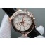 Replica High Quality Rolex Daytona 116515 White Dial Black Leather Strap WJ00607