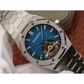 Audemars-Piguet Royal Oak 2018 SIHH Tourbillon R8F Blue Sunburst Tapisserie Dial Bracelet WJ00171