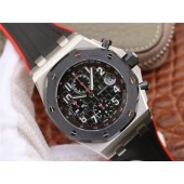 Audemars-Piguet Royal Oak Offshore 2018 SIHH Dark Knight Black/Red Rubber Strap WJ01034