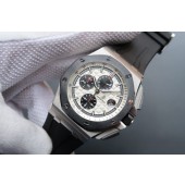 Best Audemars-Piguet Royal Oak Offshore 44mm White/Black Dial Rubber Strap WJ01028