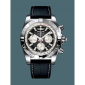 Best Breitling Chronomat 44 Steel polished Onyx Black Breitling WJ01036