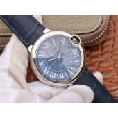 Cartier Cartier Ballon Bleu 42mm CRF Blue Textured Dial Leather Strap Cartier WJ01010