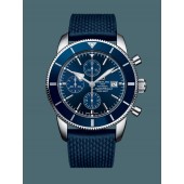 Fake Breitling Superocean Heritage II Chronograph 46 Steel Gun Blue WJ00095