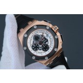 High Imitation Audemars-Piguet Royal Oak Offshore 26078 White Skeleton Dial WJ00461