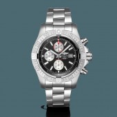 Imitation Breitling Super Avenger II Steel Volcano Black WJ01408