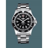 Imitation Breitling Superocean II 44 Steel satin-finish Volcano Black WJ01131