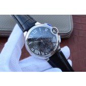 Imitation Cartier Ballon Bleu De Cartier Chrono Black Dial WJ01147