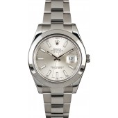 Imitation Cheap Rolex Datejust II Ref 116300 Silver Index Dial JW1948