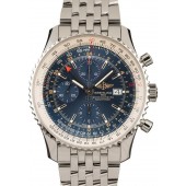 Imitation High Quality Breitling Navitimer World Chonograph A24322 Blue Dial JW0098