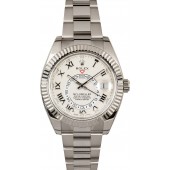 Imitation Rolex Sky-Dweller 326939 White Gold JW2383